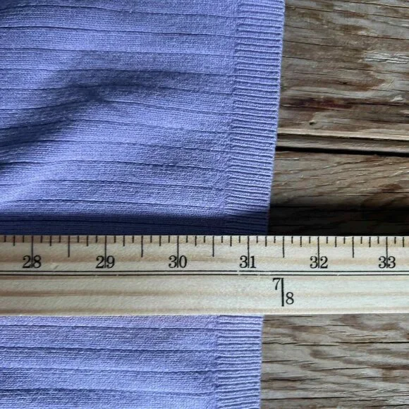 Free People Colorblock Midi Knit Ribbed Skirt Size Small Slit Pull On Boho Chic - Picture 8 of 10